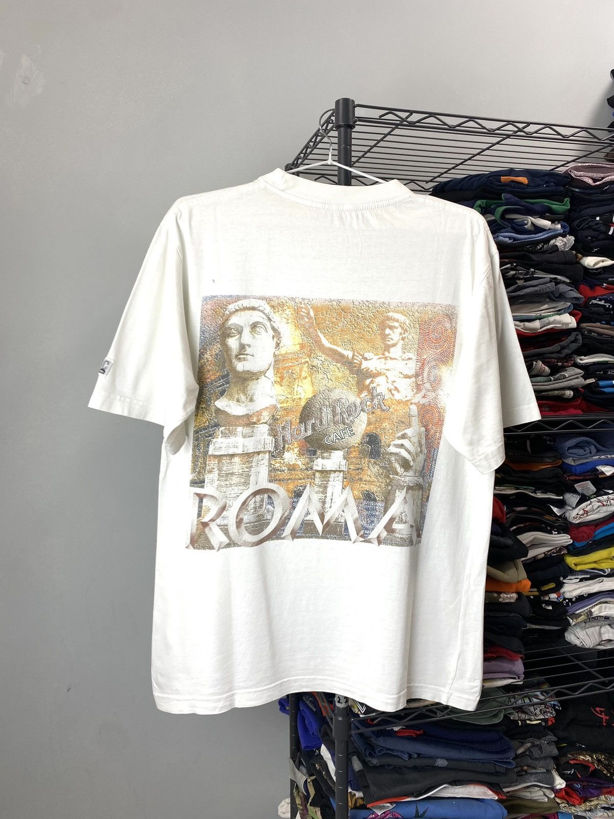 Hard Rock Cafe Vintage 80-90’s Hard Rock Cafe Rome Italy TShirt Size US M / EU 48-50 / 2 - 1 Thumbnail