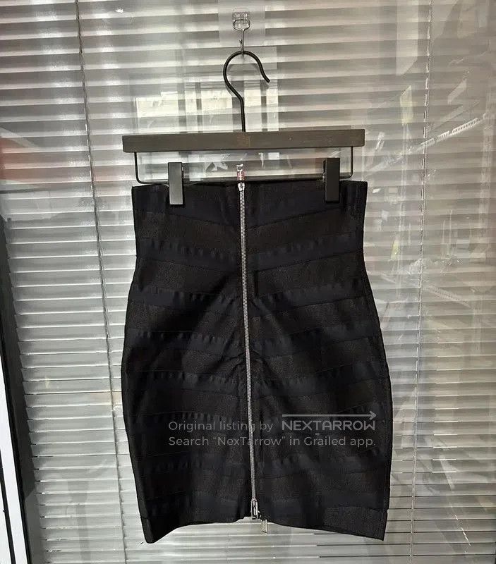 Burberry Burberry Black Cotton Summer Mini Skirt. Size 23" - 3 Thumbnail