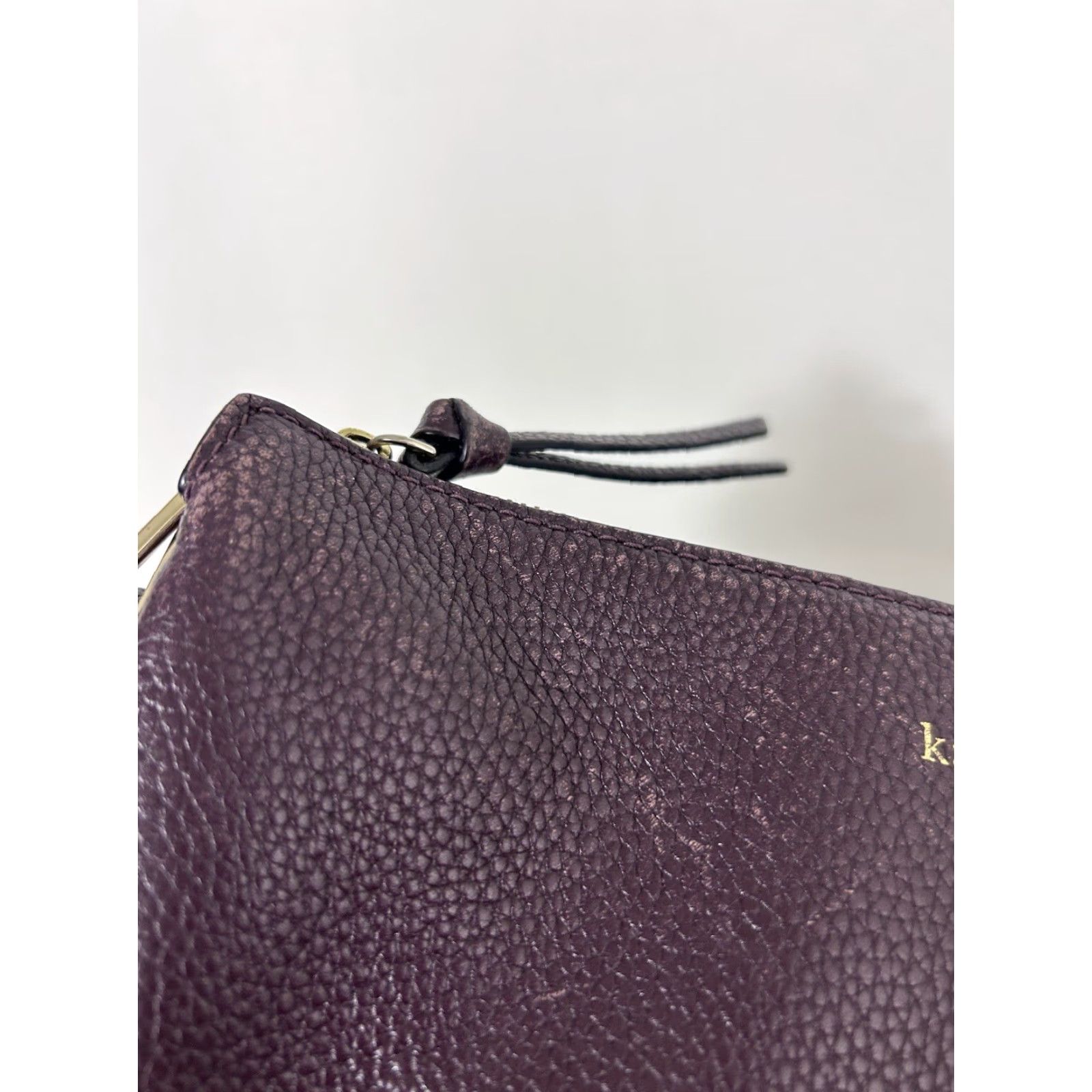 Vintage kate spade new york Crossbody Purse Burgundy Leather Small Women's Size ONE SIZE - 6 Thumbnail
