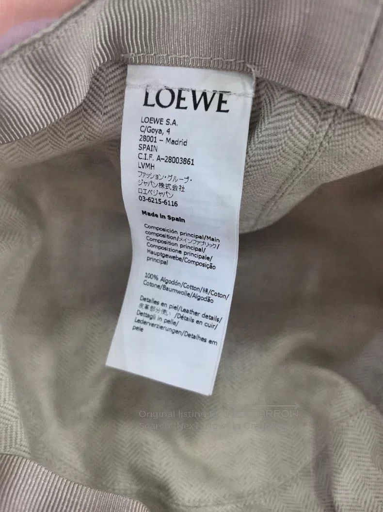 Loewe Loewe Lotus Sun遮阳Printed Fisherman Hat Size ONE SIZE - 4 Thumbnail