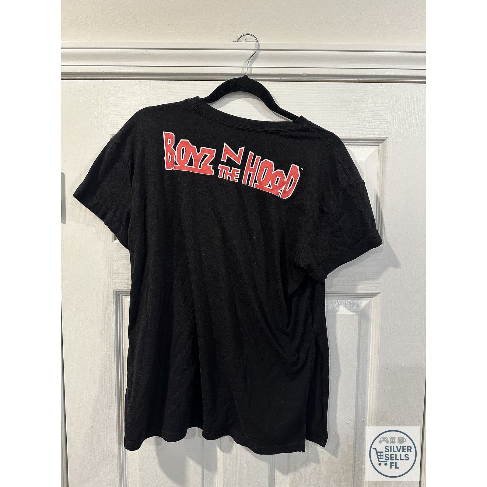 Other Fifth Sun “Boyz N The Hood” Black Cropped Tee – Women’s L Size L / US 10 / IT 46 - 2 Thumbnail
