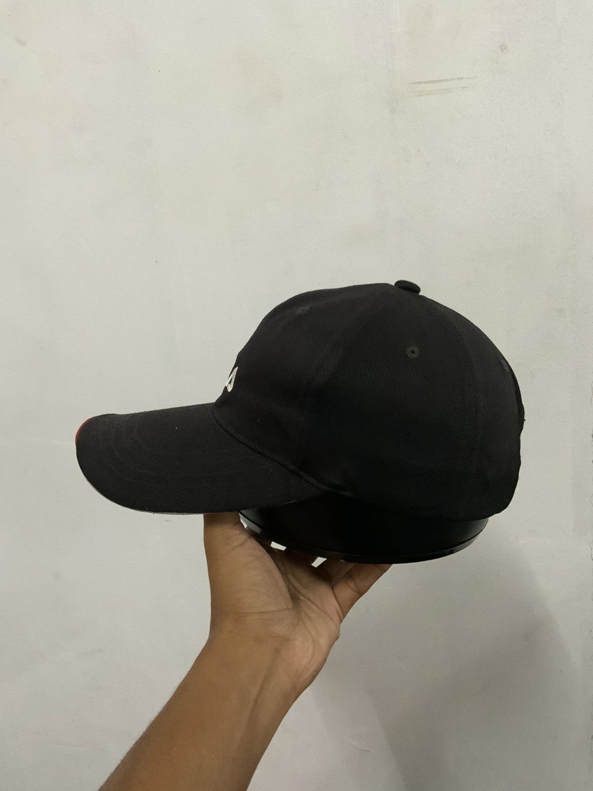 Fila Fila Black Spellout Hat Size ONE SIZE - 2 Thumbnail