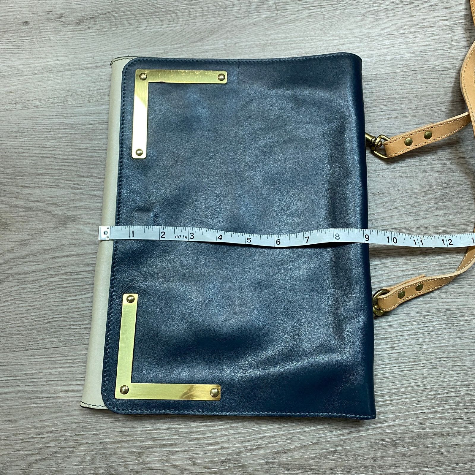 Sophie Hulme Rare Sophie Hulme Leather Flat Envelope Purse Crossbody Bag Size ONE SIZE - 10 Thumbnail