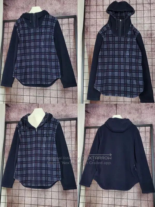 Burberry Burberry Women's Check Pattern Fleece Sweater. Size M / US 6-8 / IT 42-44 - 1 Thumbnail