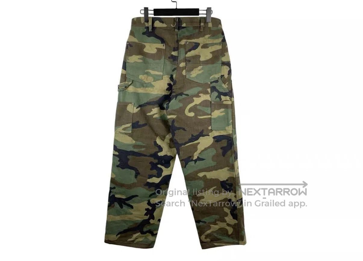 Supreme Green Camouflage Cargo Pants Size 30. Size US 30 / EU 46 - 2 Thumbnail