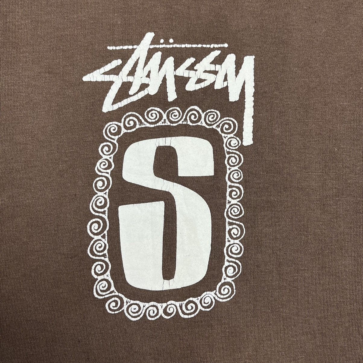 Stussy × Vintage Vintage Stussy logo hoodie brown Size US L / EU 52-54 / 3 - 3 Thumbnail