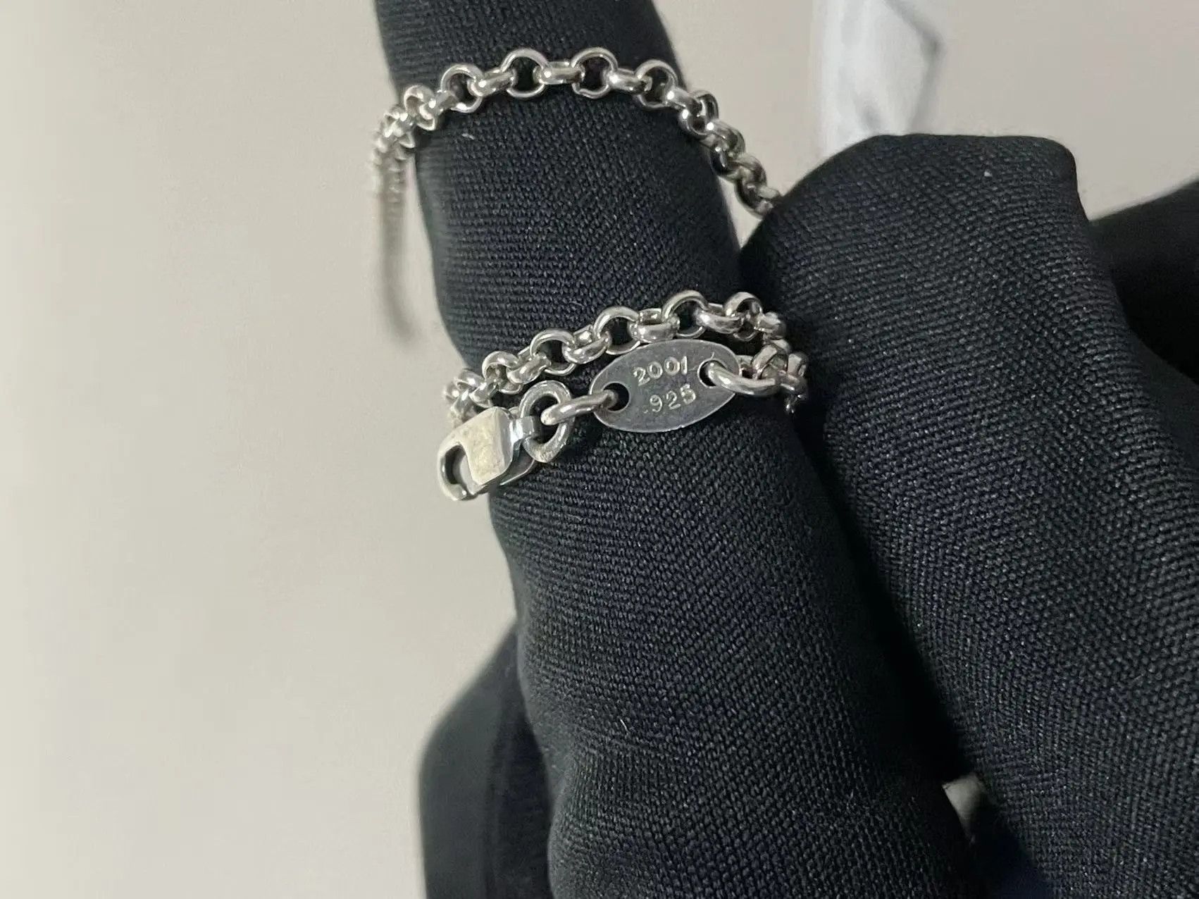 Chrome Hearts Chrome Hearts Silver Safty Pin Roll Chain Necklace Size ONE SIZE - 11 Thumbnail