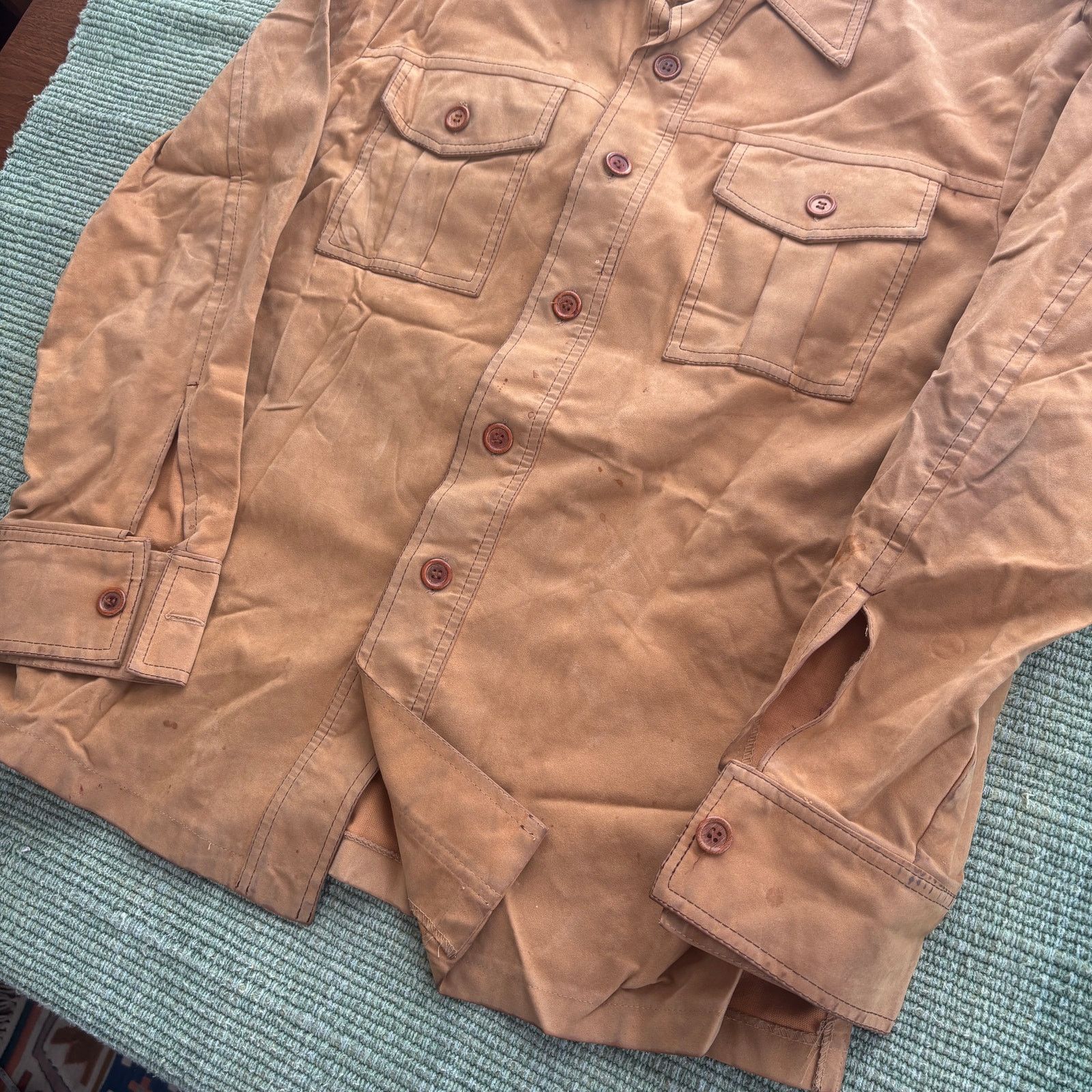 Vintage True vintage 70s Carl Michaels suede style western jacket Size US L / EU 52-54 / 3 - 7 Thumbnail