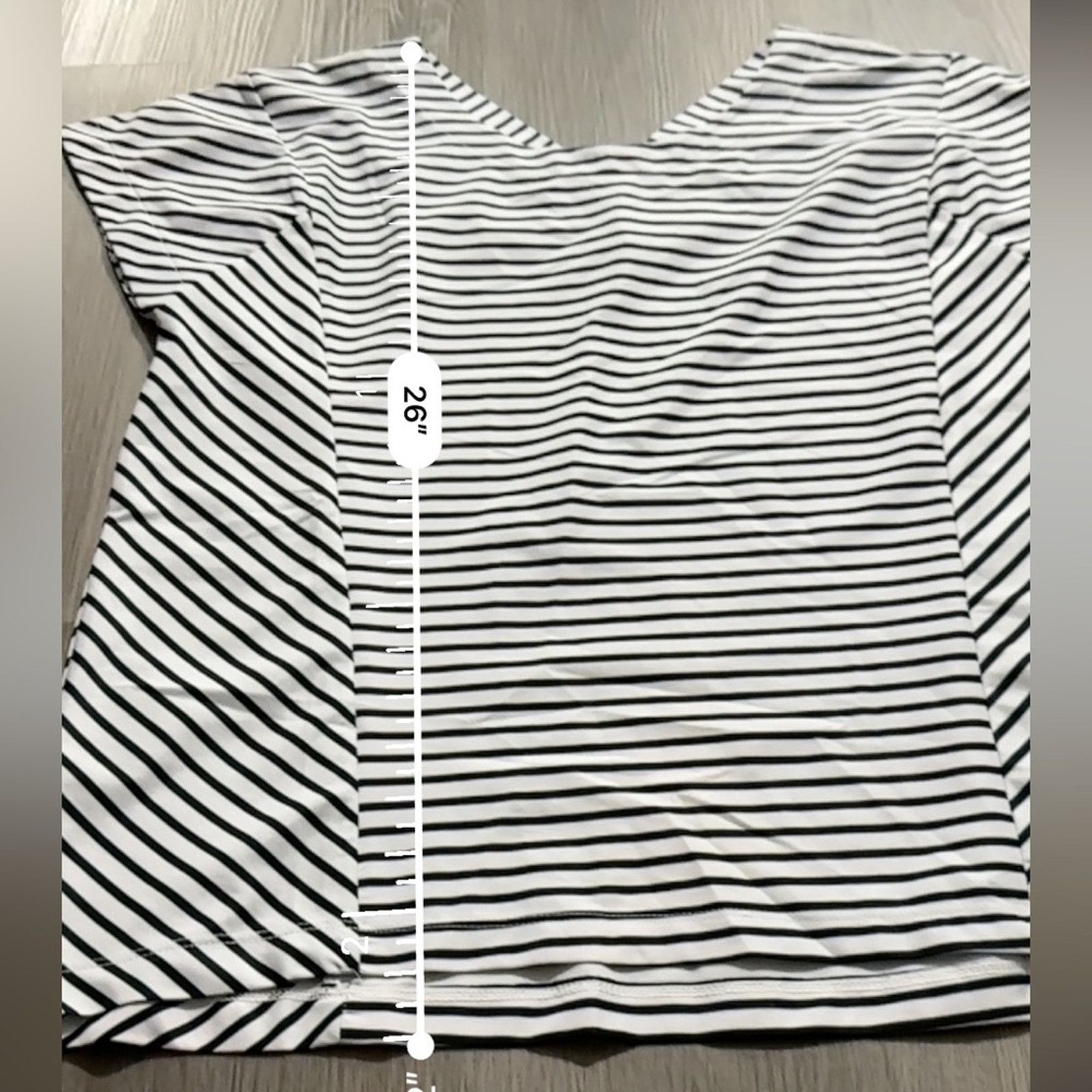Helly Hansen Helly Hansen Black & White Striped Strappy Back Top Size M Size M / US 6-8 / IT 42-44 - 7 Thumbnail