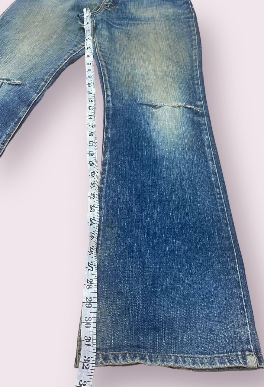 If Six Was Nine 💥FLARE💥VINTAGE WRANGLER WESTERN SYLE DENIM Size 30" / US 8 / IT 44 - 11 Thumbnail