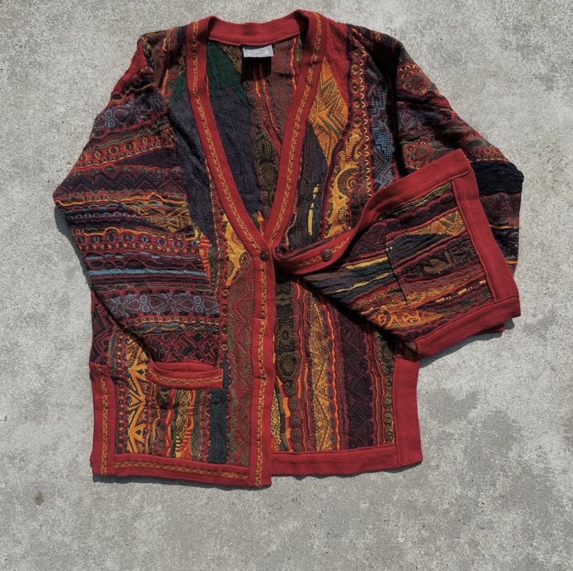 Coogi Coogi multi-coloured cardigan sweater vintage Size US M / EU 48-50 / 2 - 5 Thumbnail