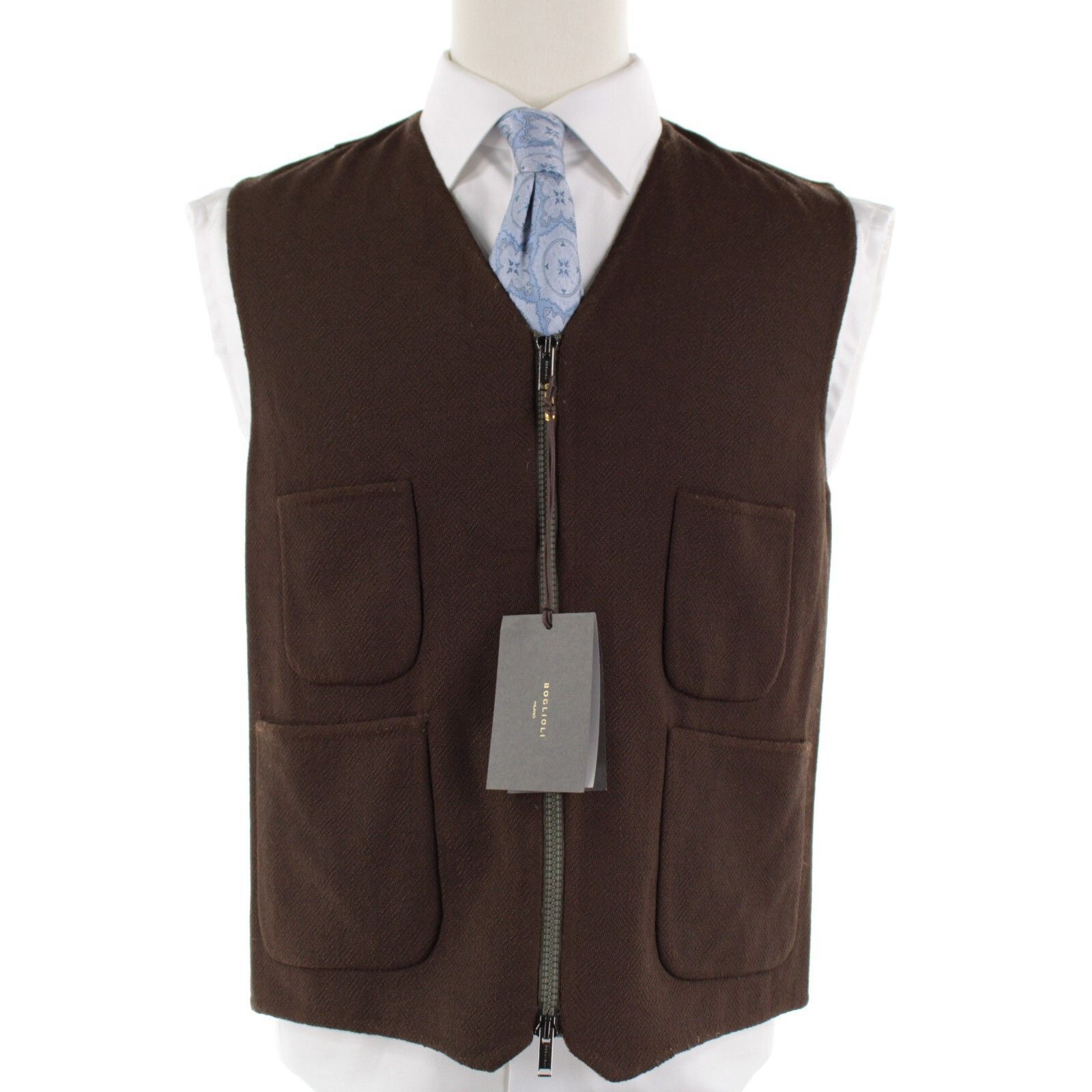 Boglioli Boglioli Vest Size M US In Brown Polyamide Blend Size US M / EU 48-50 / 2 - 1 Thumbnail