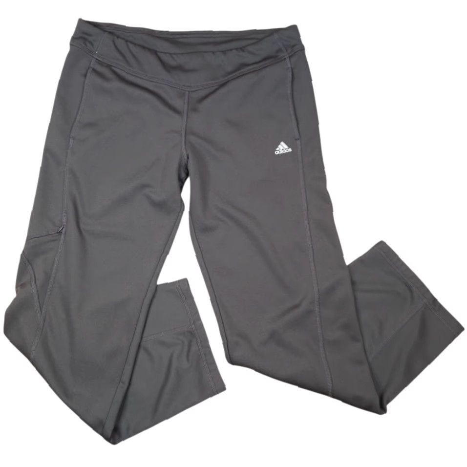 Adidas Adidas Track Pants Mens Large Gray Athletic Warm Up 027365 931001 Pants Regular Men Gray Track Pants Size US 33 - 2 Thumbnail