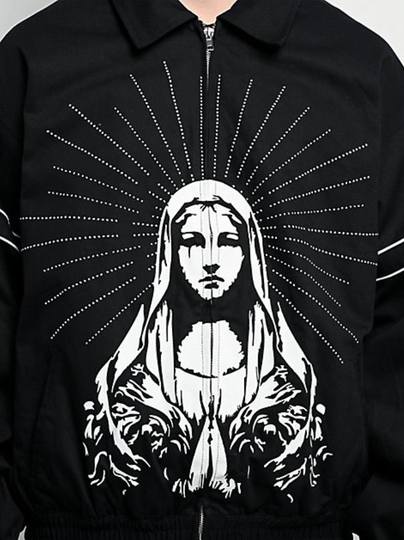 Sad Boys Sadboyz Racing Virgin Mary Jacket Size Large NWOT Size US L / EU 52-54 / 3 - 3 Thumbnail