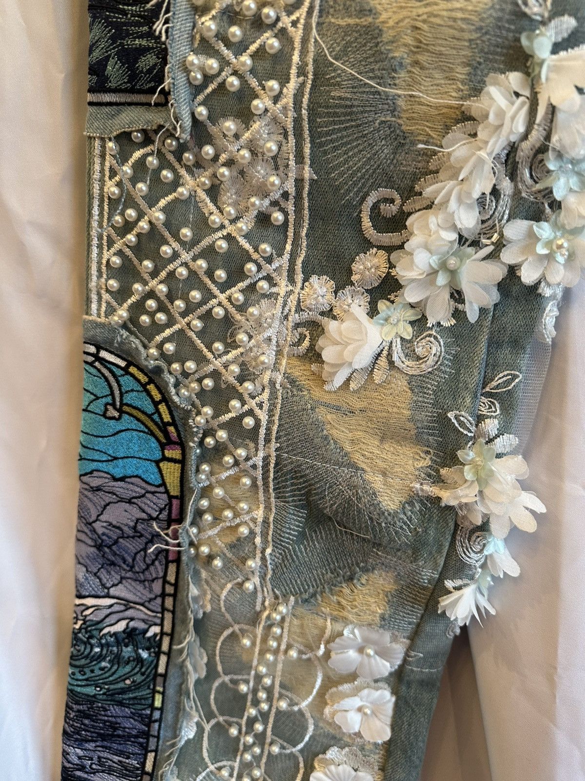Who Decides War Who Decides War Floral Rare Denim Size US 32 / EU 48 - 6 Thumbnail