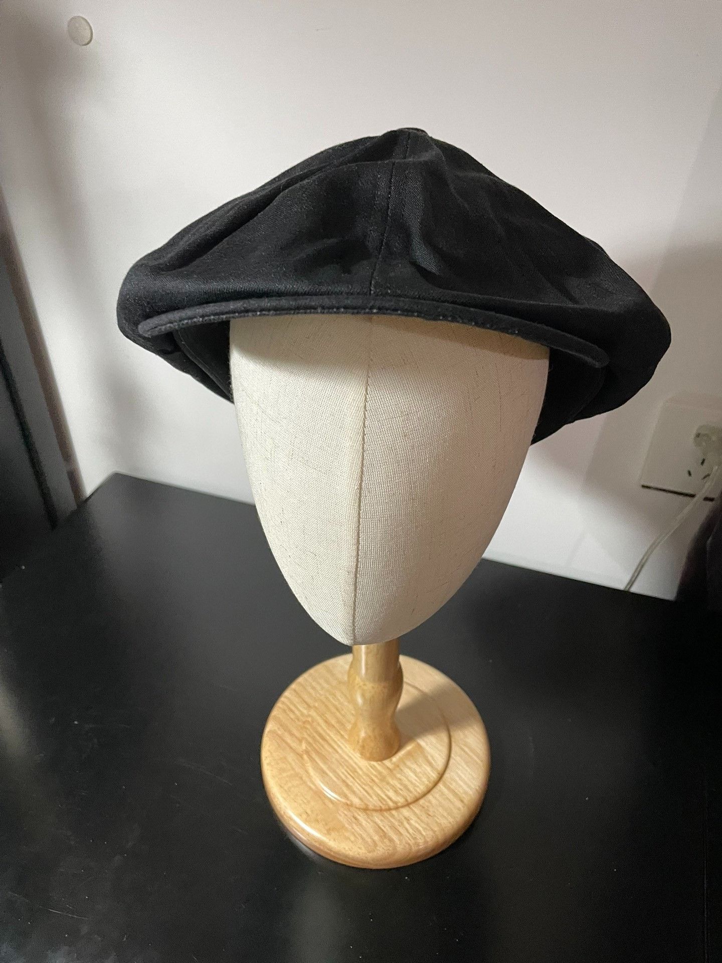 WEST RIDE West Ride Black Vintage Newsboy Cap Size ONE SIZE - 1 Thumbnail