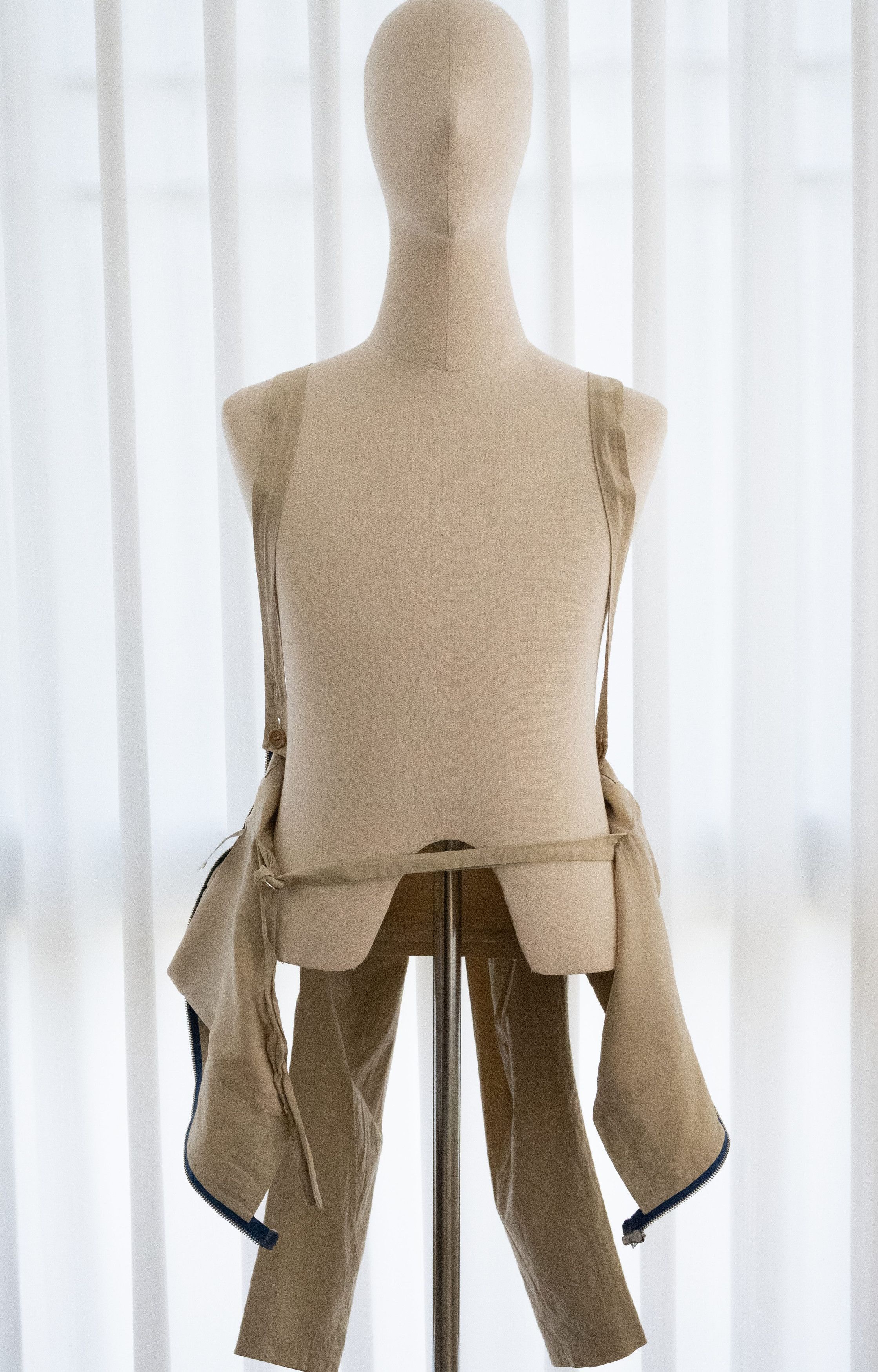 Helmut Lang AW2003 HELMUT LANG BONDAGE EXTENDED ZIPPER BLOUSON JACKET Size US M / EU 48-50 / 2 - 15 Thumbnail