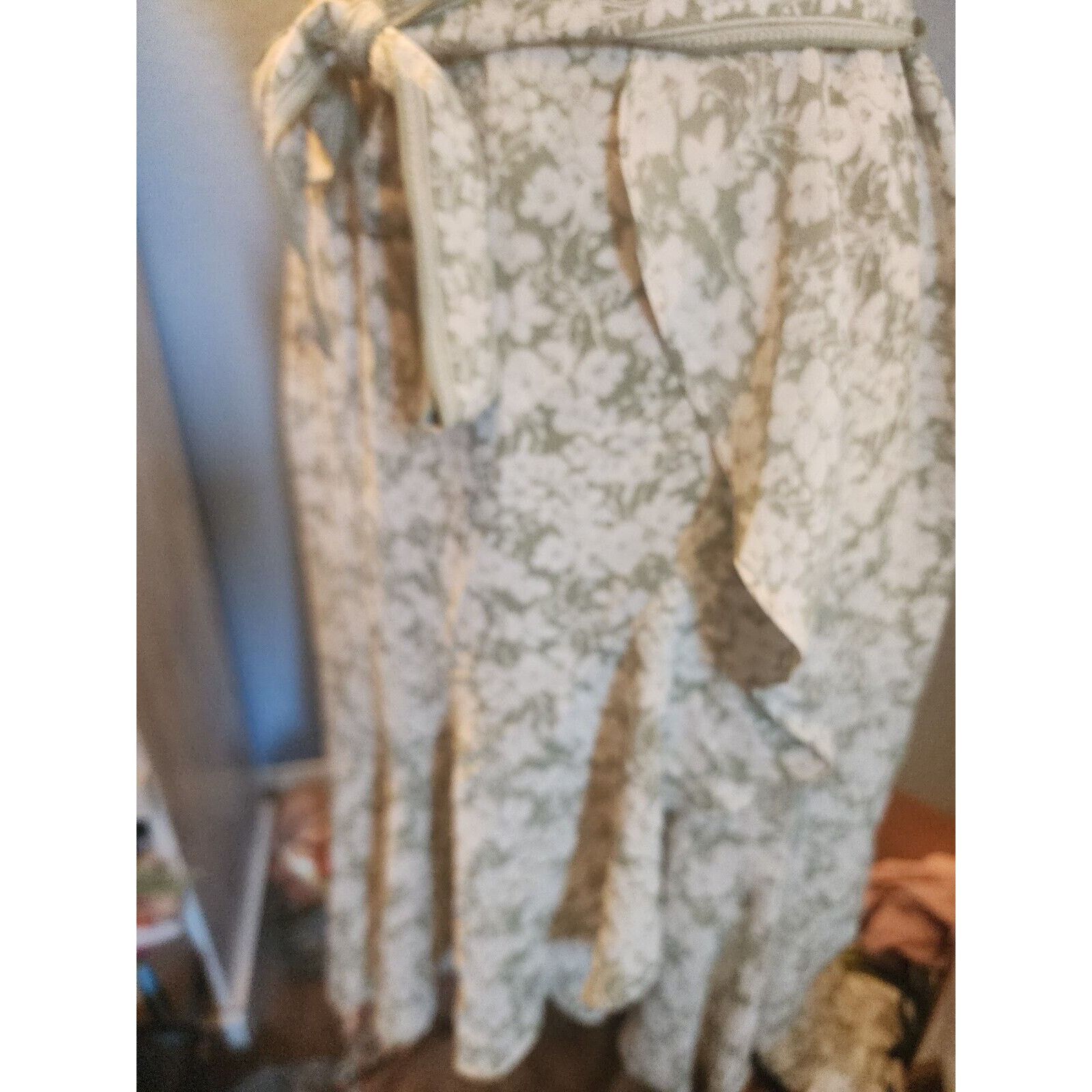 MAX&Co. NEW Max Studio Floral Boho Wrap Dress Large $138 MSRP Size L / US 10 / IT 46 - 4 Thumbnail