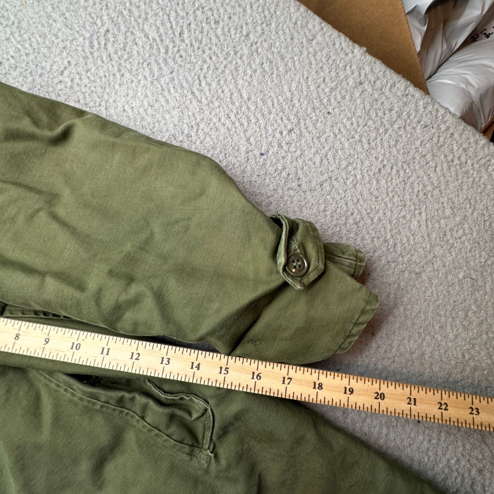Other Vintage 60s Vietnam Era US Army Sateen OG-107 Coat Medium Size US M / EU 48-50 / 2 - 6 Thumbnail