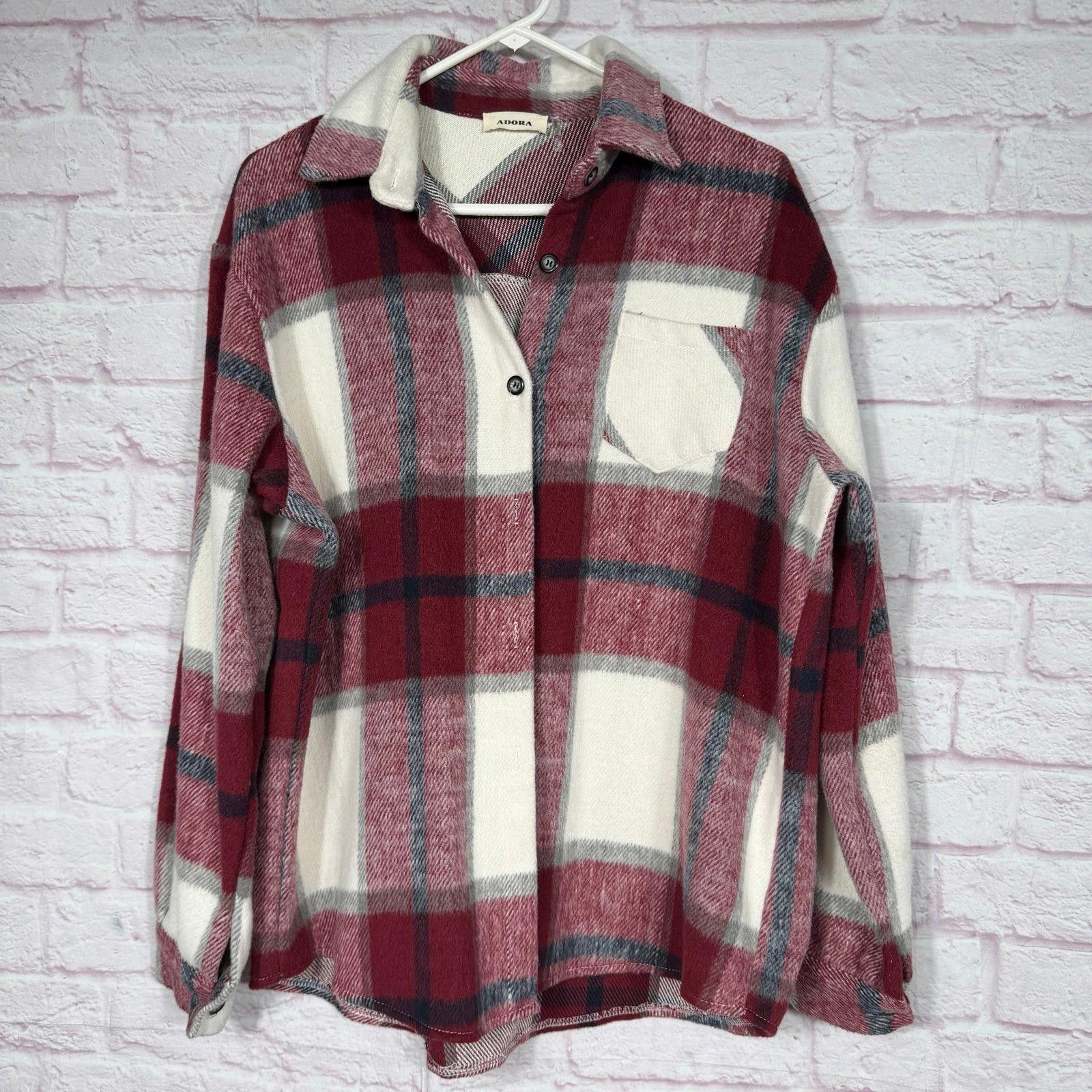 Agora Adora Women's Medium Plaid Shacket Size M / US 6-8 / IT 42-44 - 1 Thumbnail