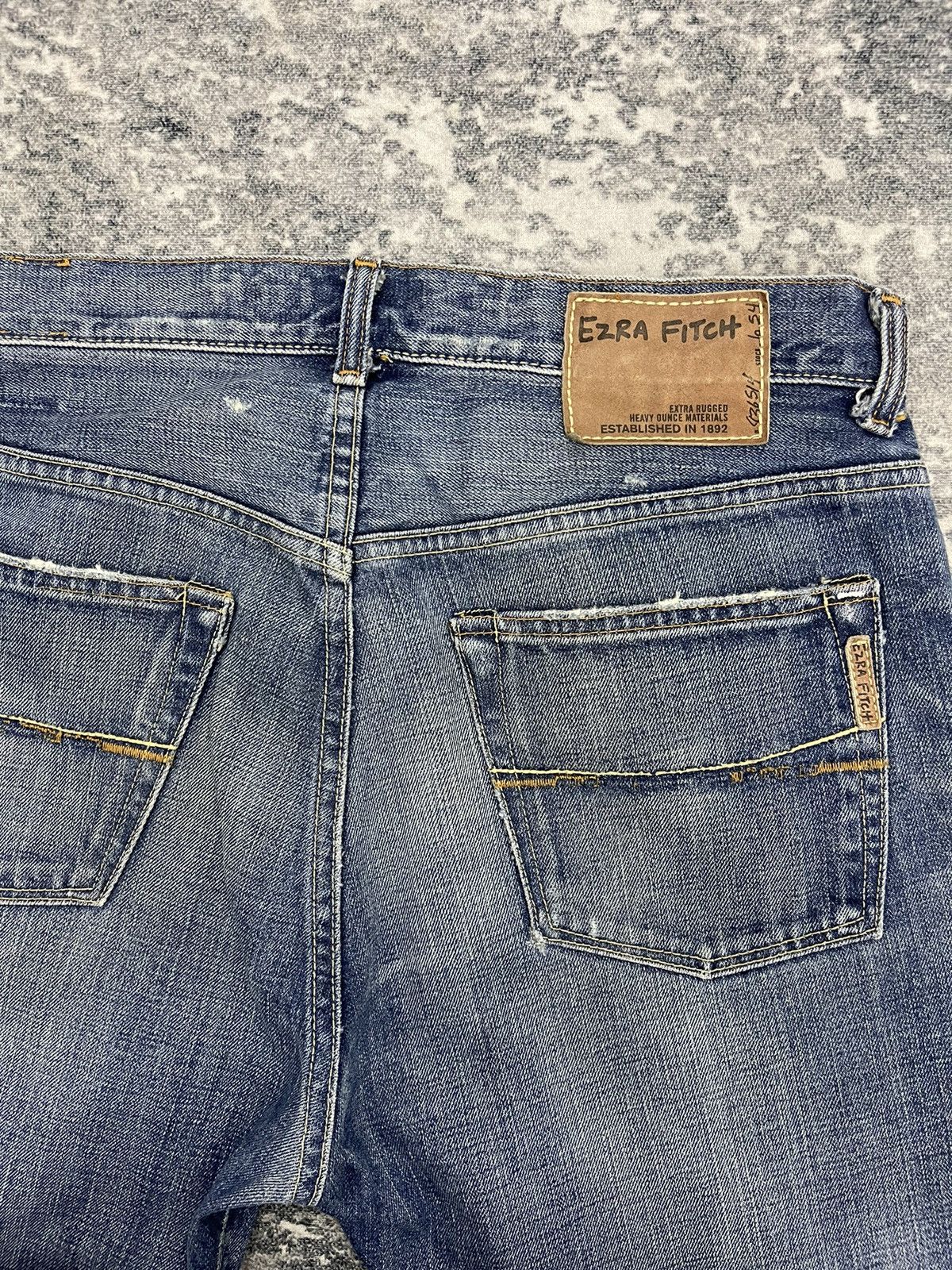 Vintage Vintage Ezra Fitch Salvage Denim Selvedge Size US 30 / EU 46 - 13 Thumbnail