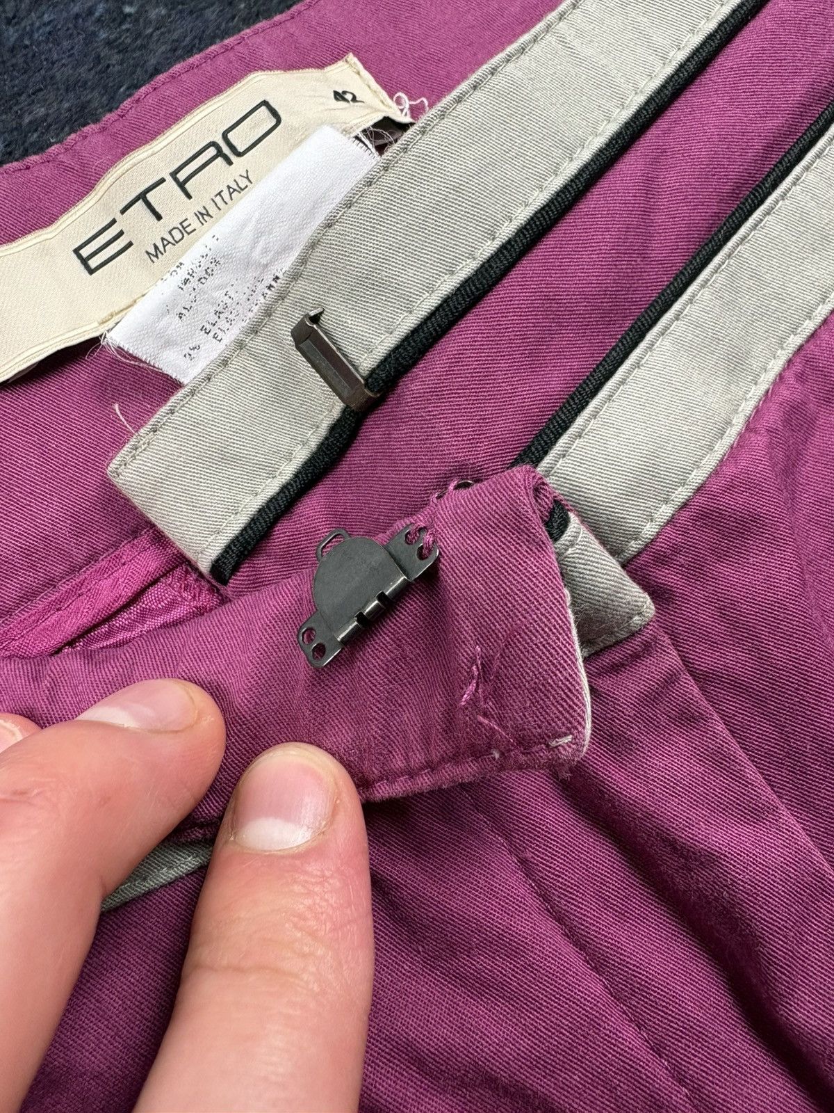 Etro ETRO Vintage Striped Casual Luxury Pants Streetwear Hype Size 28" / US 6 / IT 42 - 7 Thumbnail