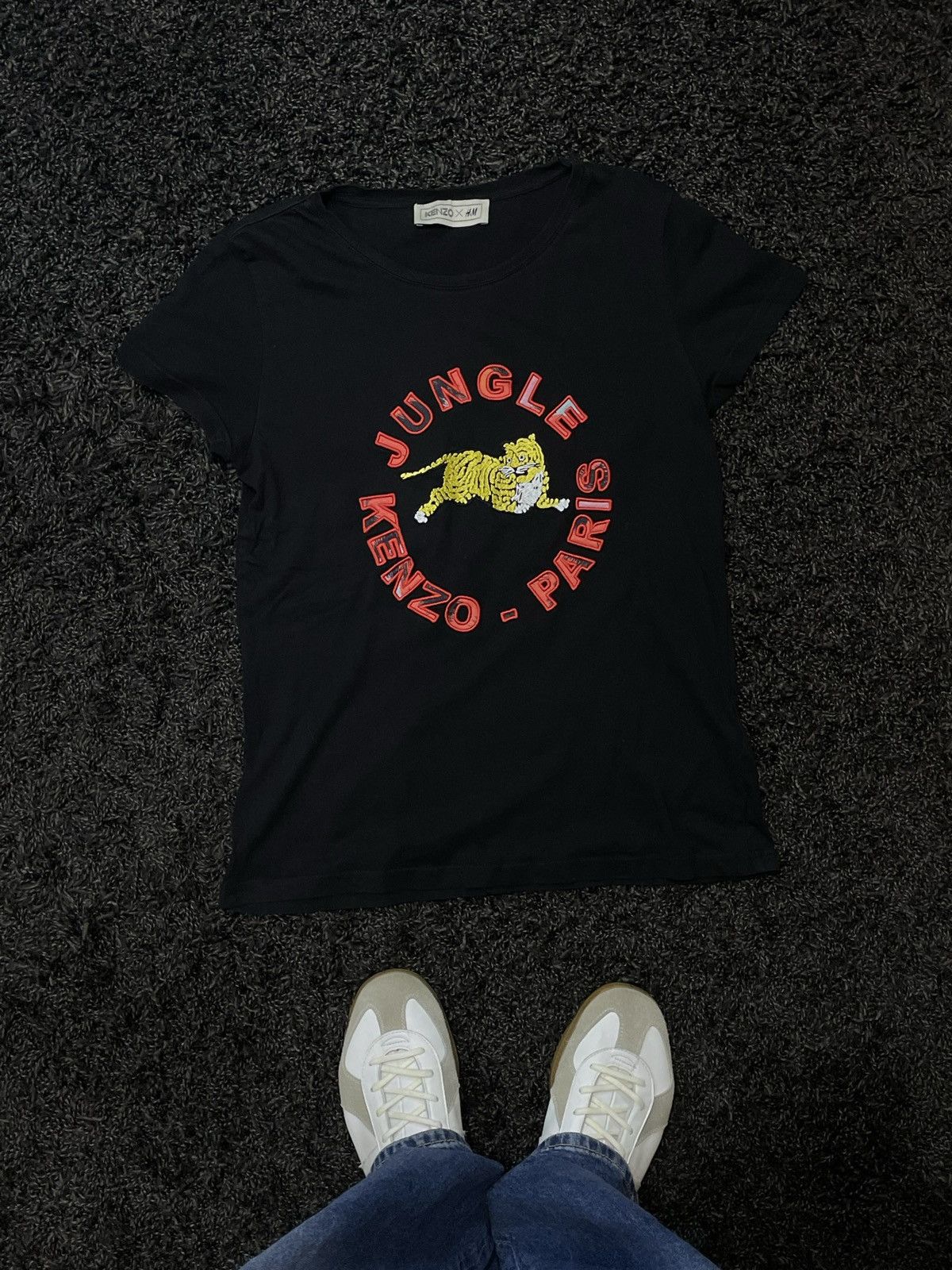Kenzo KENZO H&M Jungle Tiger Women’s Embroidered tee Y2K t shirt Size M / US 6-8 / IT 42-44 - 5 Thumbnail