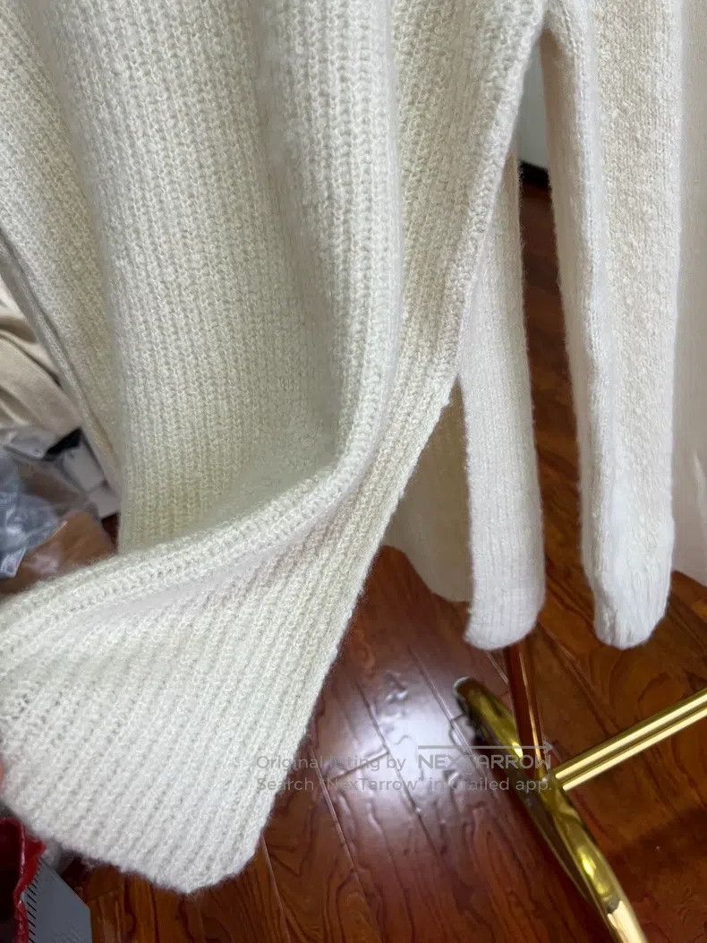 Loro Piana Loro Piana White Cashmere Sweater Size S / US 4 / IT 40 - 5 Thumbnail