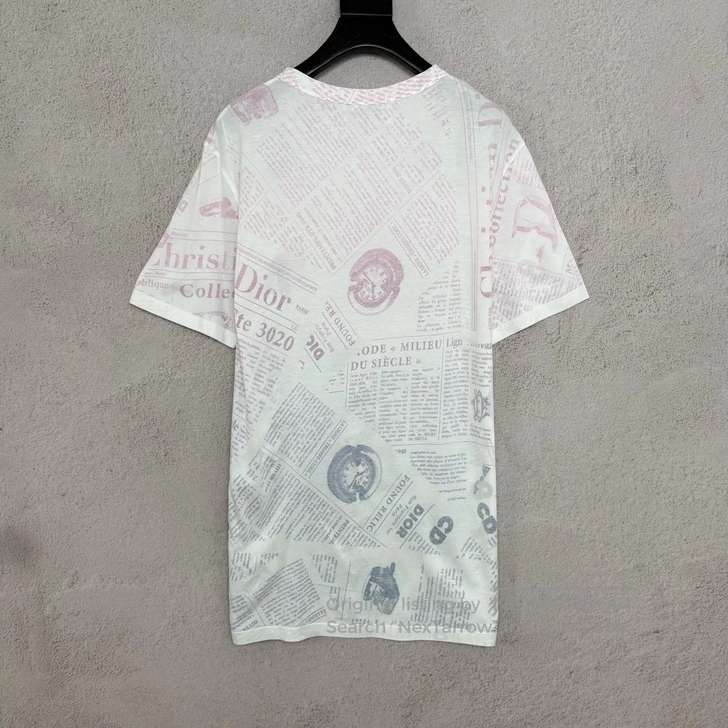 Dior Dior Newspaper-printed short-sleeved shirt Size US M / EU 48-50 / 2 - 2 Thumbnail