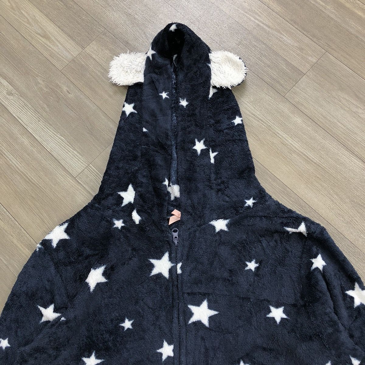 Beauty Beast × If Six Was Nine × mercibeaucoup Crazy🔥 Japanese Brand 3D Black Star Bear Ear Fleece Jacket Size US M / EU 48-50 / 2 - 2 Thumbnail