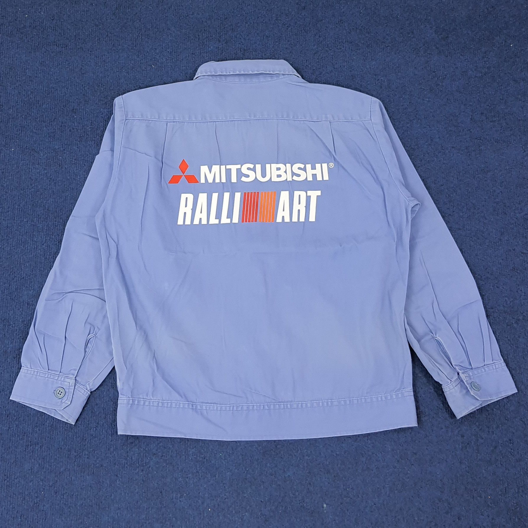 Japanese Brand × Vintage Vintage Mitsubishi RalliArt Japan Motorsports Jacket C222N18 Size US S / EU 44-46 / 1 - 1 Thumbnail