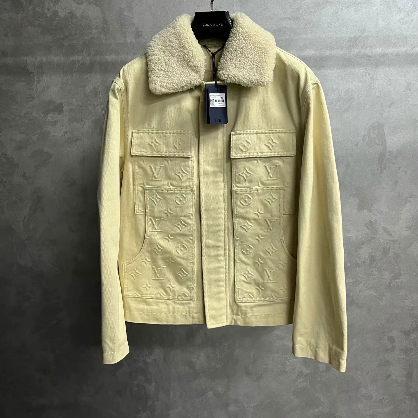 Louis Vuitton beige louis vuitton detachable collar jacket Size US M / EU 48-50 / 2 - 1 Thumbnail