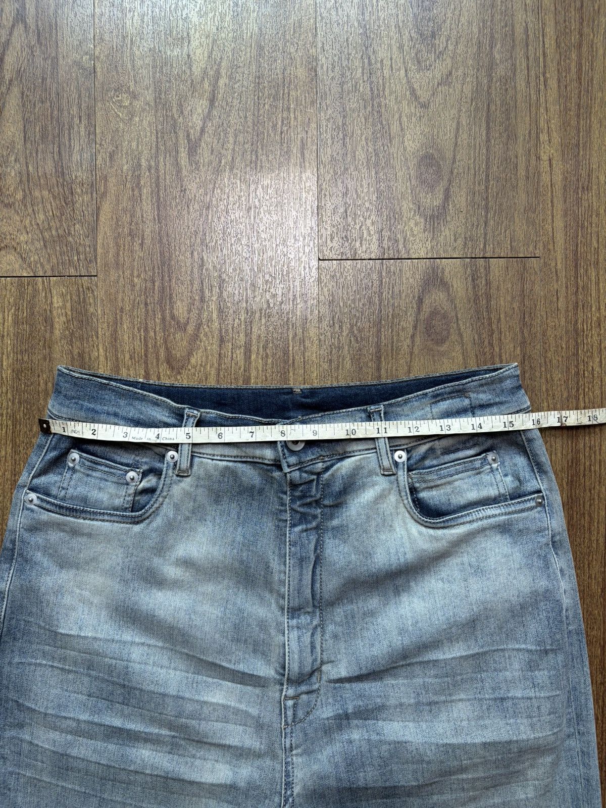Rick Owens Drkshdw FREE TAX! Rick Owens Bolan Bootcut Sky Jeans Size US 32 / EU 48 - 15 Thumbnail