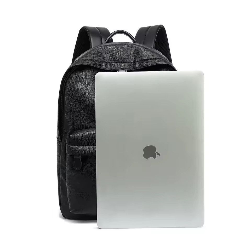 Other Streetwear Casual Striped PU Leather Backpack Bag Size ONE SIZE - 6 Thumbnail