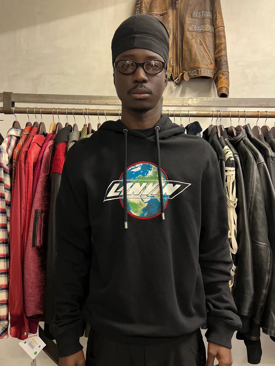 Lanvin Lanvin World Black Hoodie Size US M / EU 48-50 / 2 - 2 Thumbnail