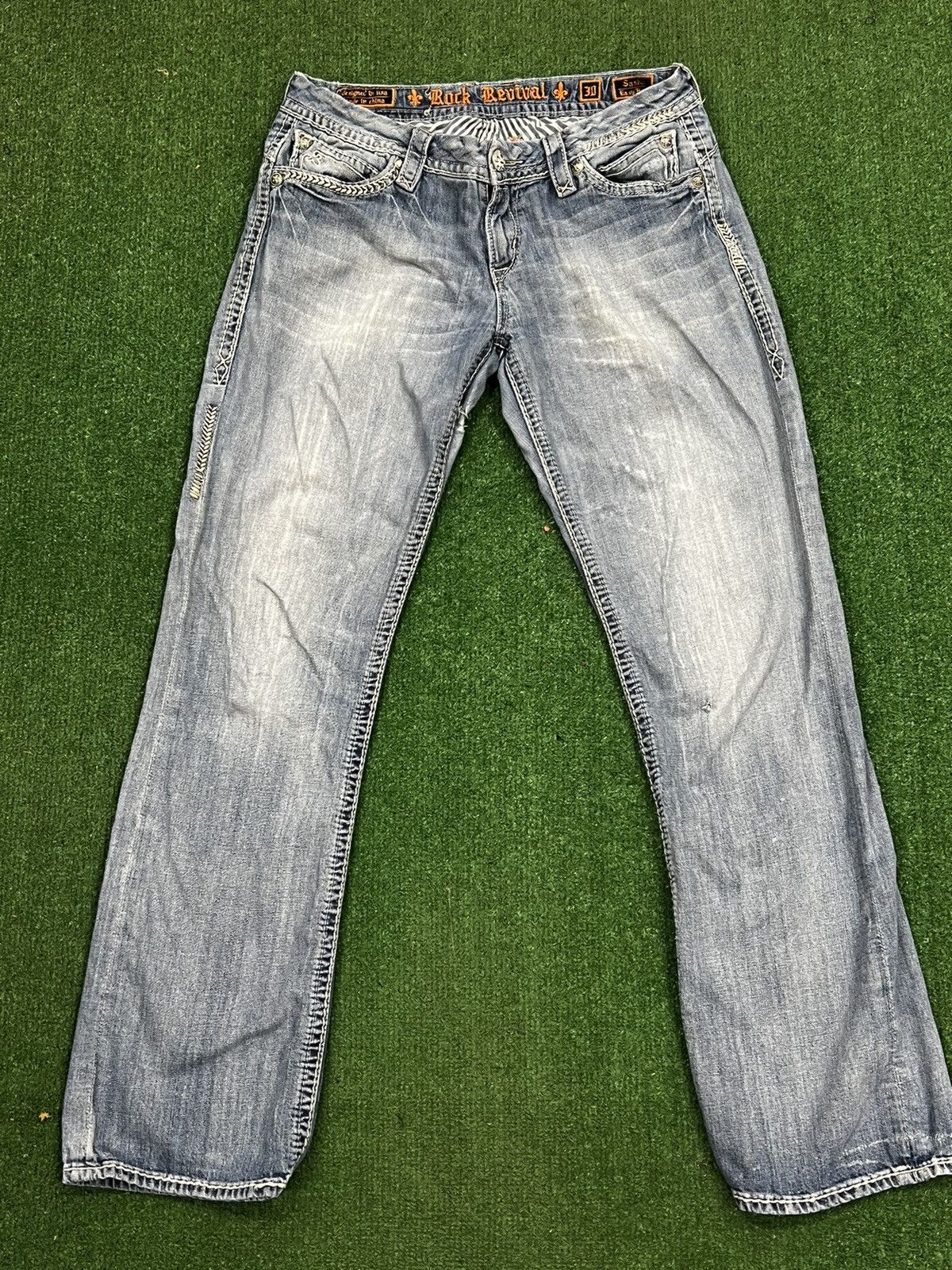 Rock Revival Vintage Y2k Rock Revival Sasha Easy Boot Jeans Size ONE SIZE - 3 Thumbnail