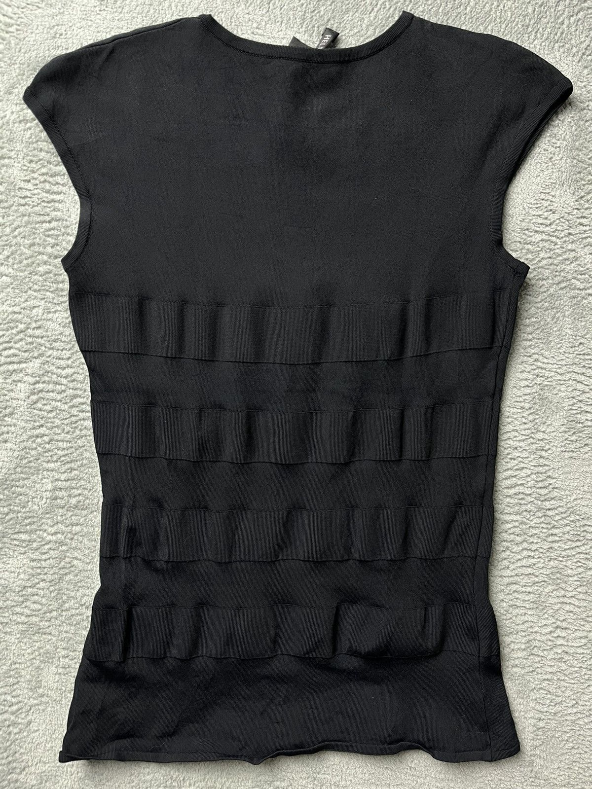 Helmut Lang Helmut lang - S/S97 stripe textured sleeveless tank top Size US XS / EU 42 / 0 - 4 Thumbnail