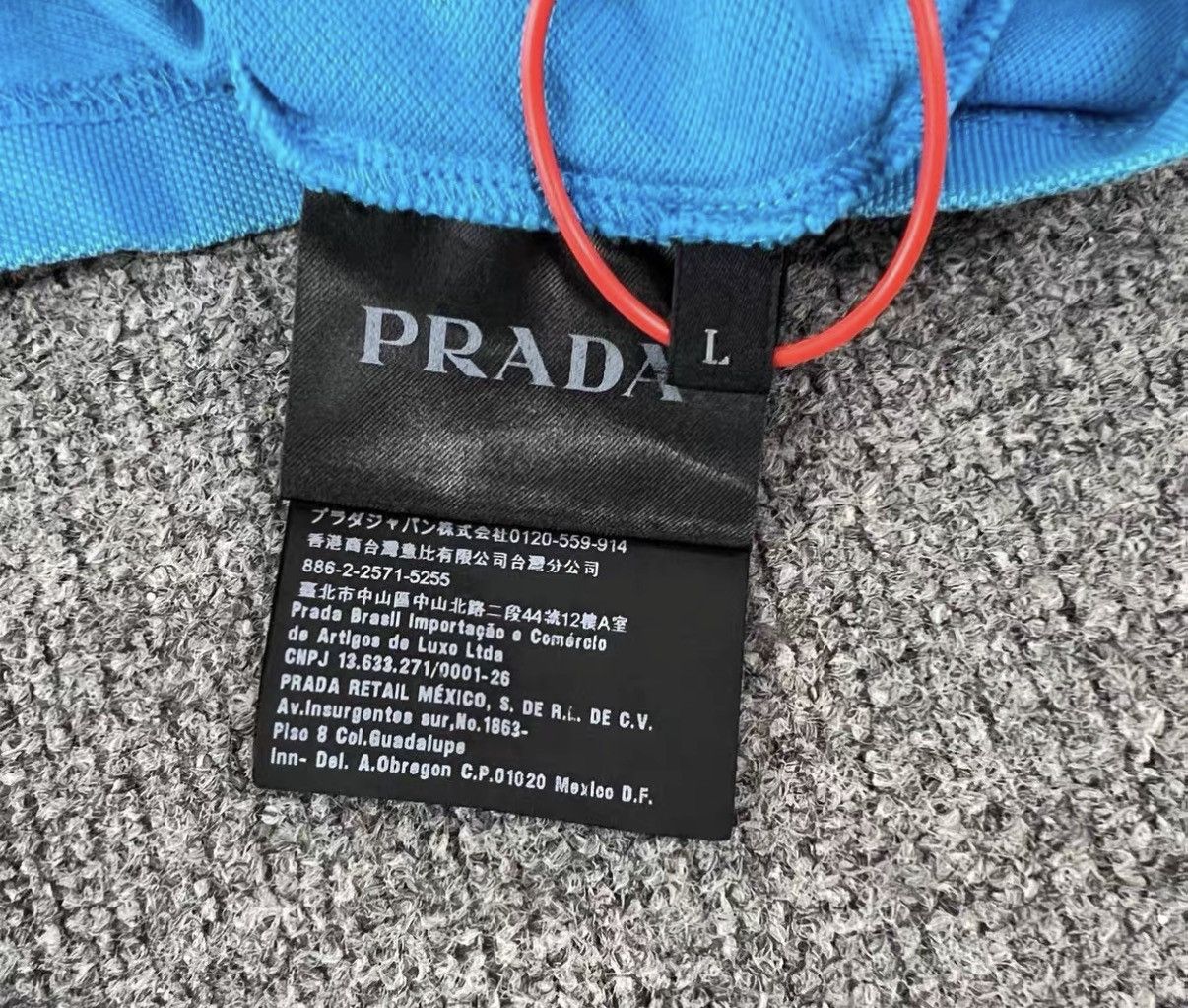 Prada Prada Logo Short Sleeve Polo Shirt J16 Size US L / EU 52-54 / 3 - 5 Thumbnail