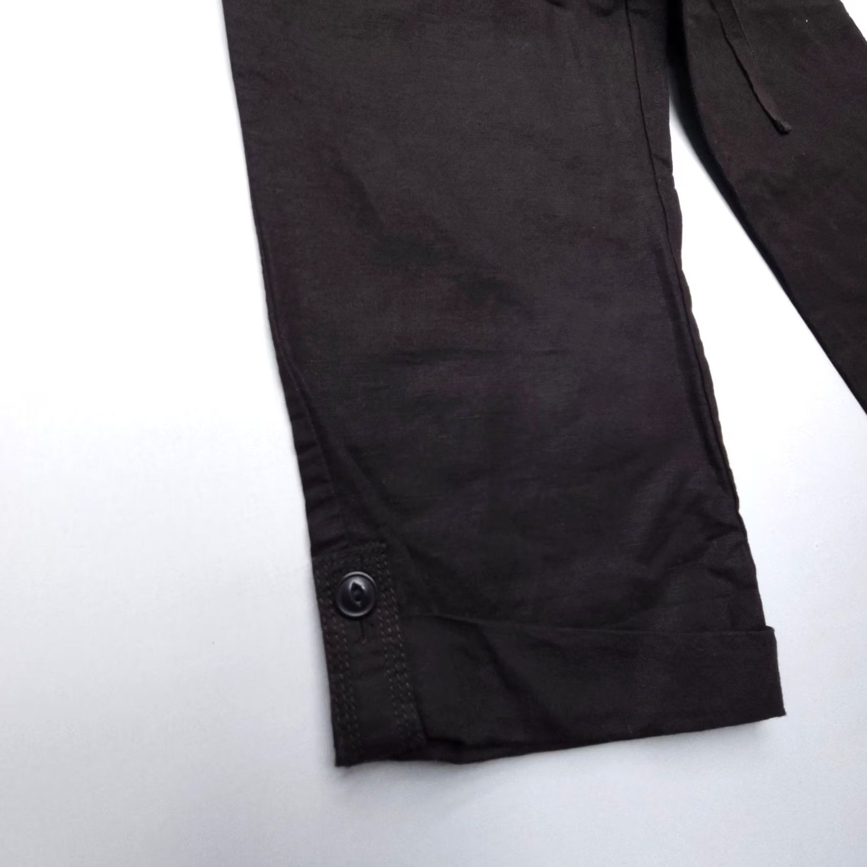 Eddie Bauer Eddie Bauer Linen Blend Crop Pants Womens 8 Brown Relaxed Cropped Casual Travel EUC Size 30" / US 8 / IT 44 - 4 Thumbnail