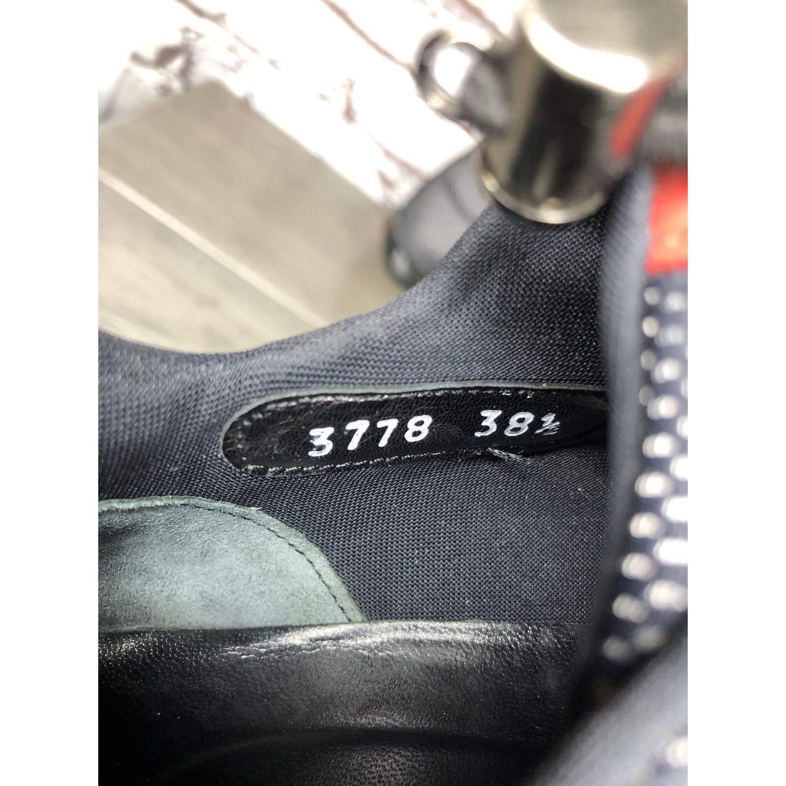 Prada Prada Sport Black Mesh Synthetic Drawstring Driving Shoes Wo Size US 8 / IT 38 - 8 Thumbnail