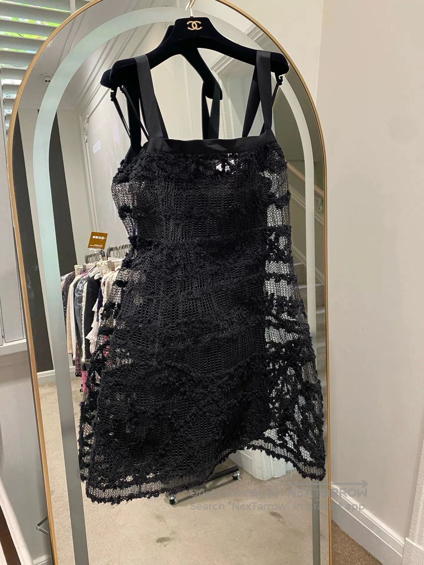 Chanel Chanel 25s Black Lace Double Dress. Size US M / EU 48-50 / 2 - 1 Thumbnail