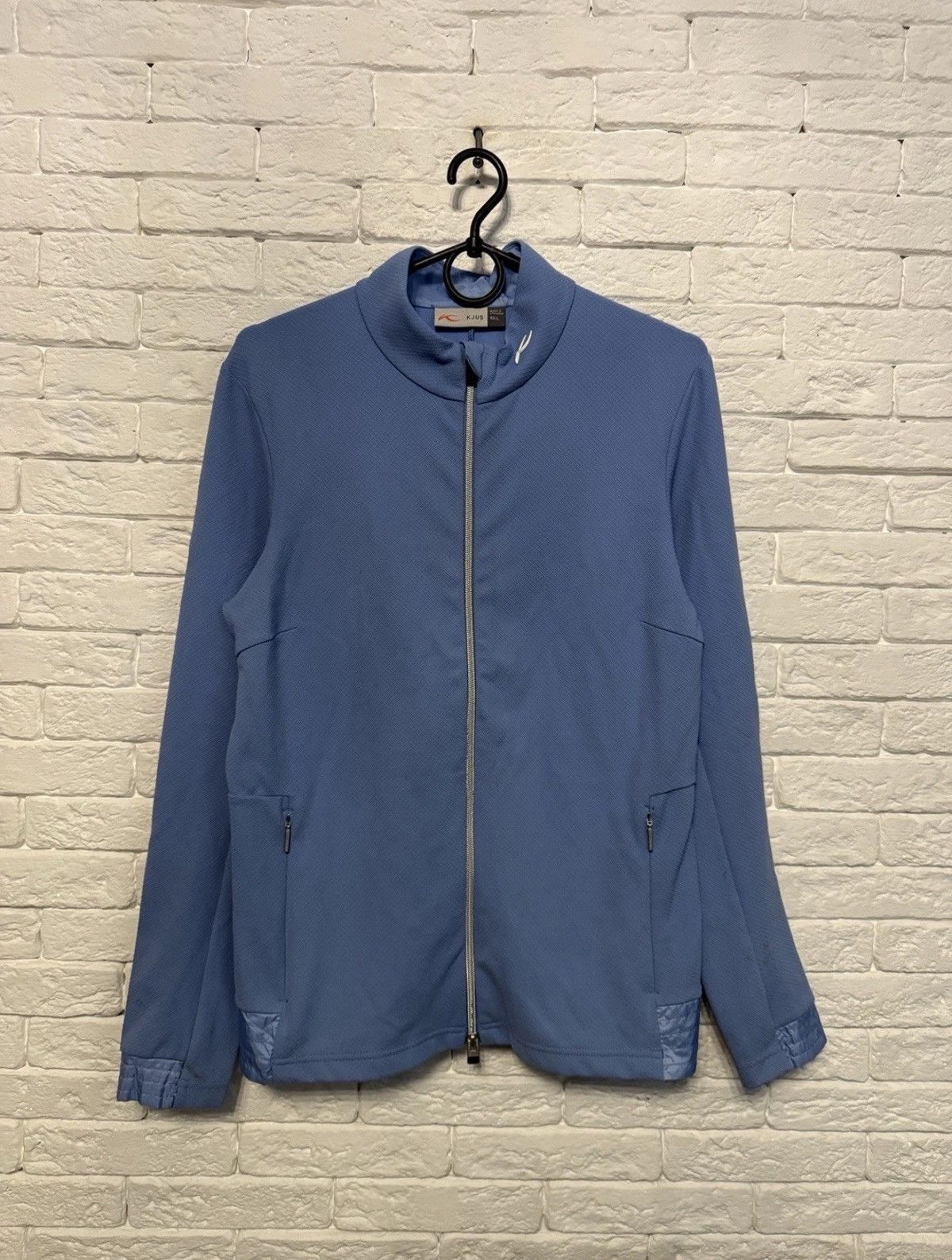 KJUS Kjus Woman`s Longsleeve Track Jacket Zip Nylon Windbreaker Size L / US 10 / IT 46 - 1 Thumbnail