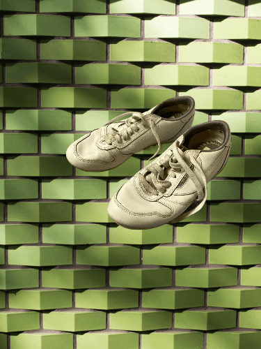 Diesel Vintage Leather Shoes in White, Women's (Size 7)