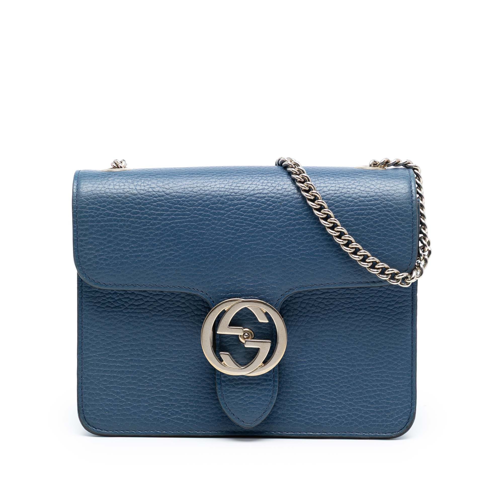 Gucci Small Dollar Calfskin Interlocking G Crossbody