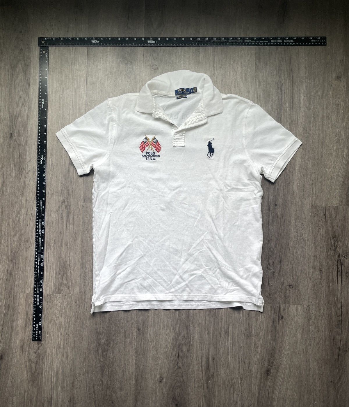 Other Y2K Polo Ralph Lauren “New York” Polo Shirt (Sz.L) Size US L / EU 52-54 / 3 - 3 Thumbnail