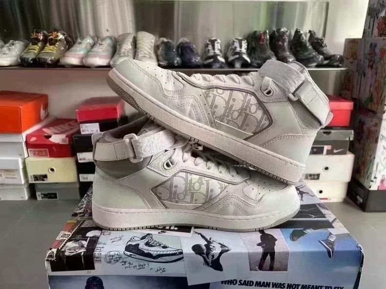 Dior Dior B27 High Top Leather Sneakers-2505 Size US 10.5 / EU 43-44 - 5 Thumbnail