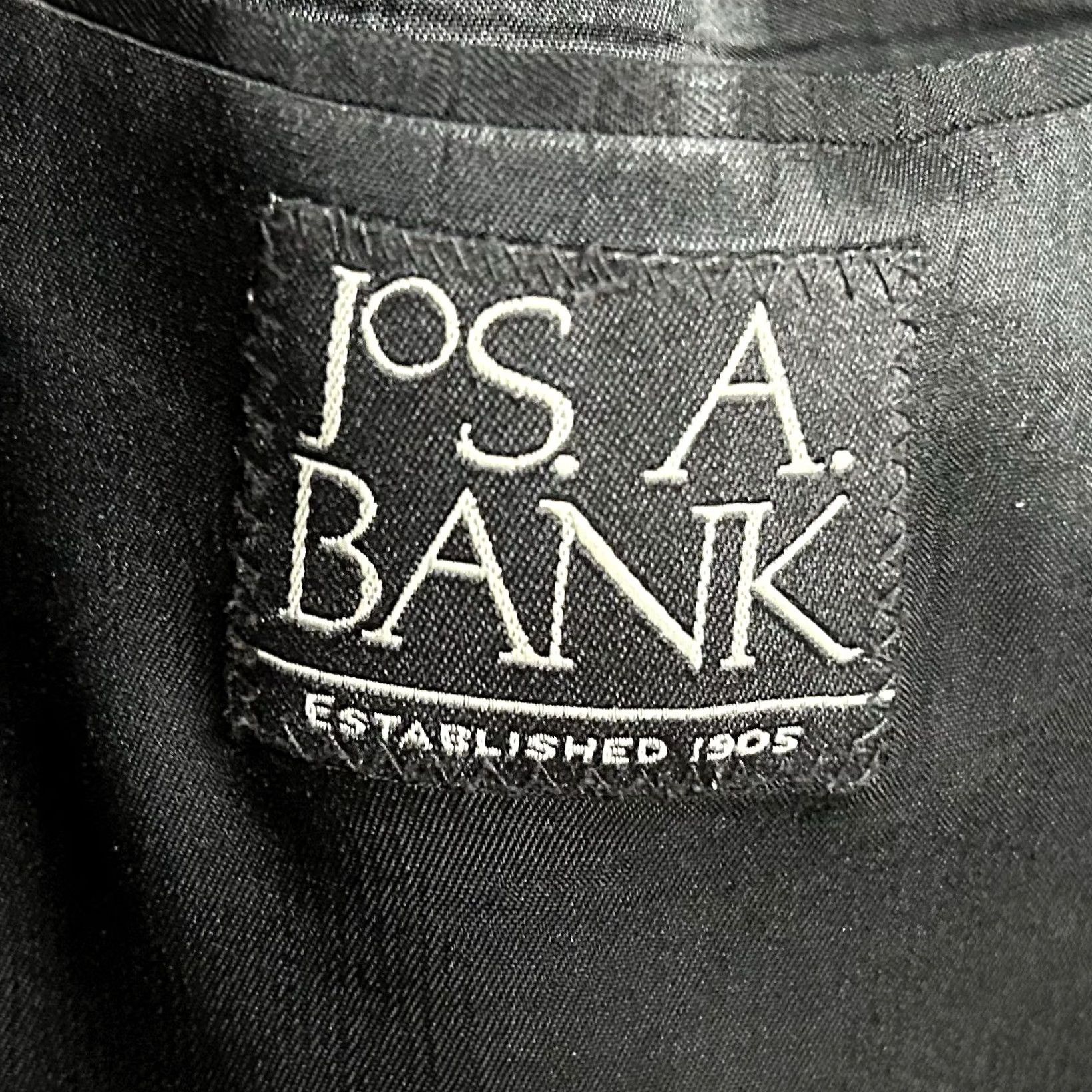 Jos. A. Bank Jos A Bank Sport Coat 52L 100% Wool Dark Gray Nailhead Two-Button Lined Vented Men Regular Jacket Smart Casual Formal Business Coat Size US XS / EU 42 / 0 - 3 Thumbnail