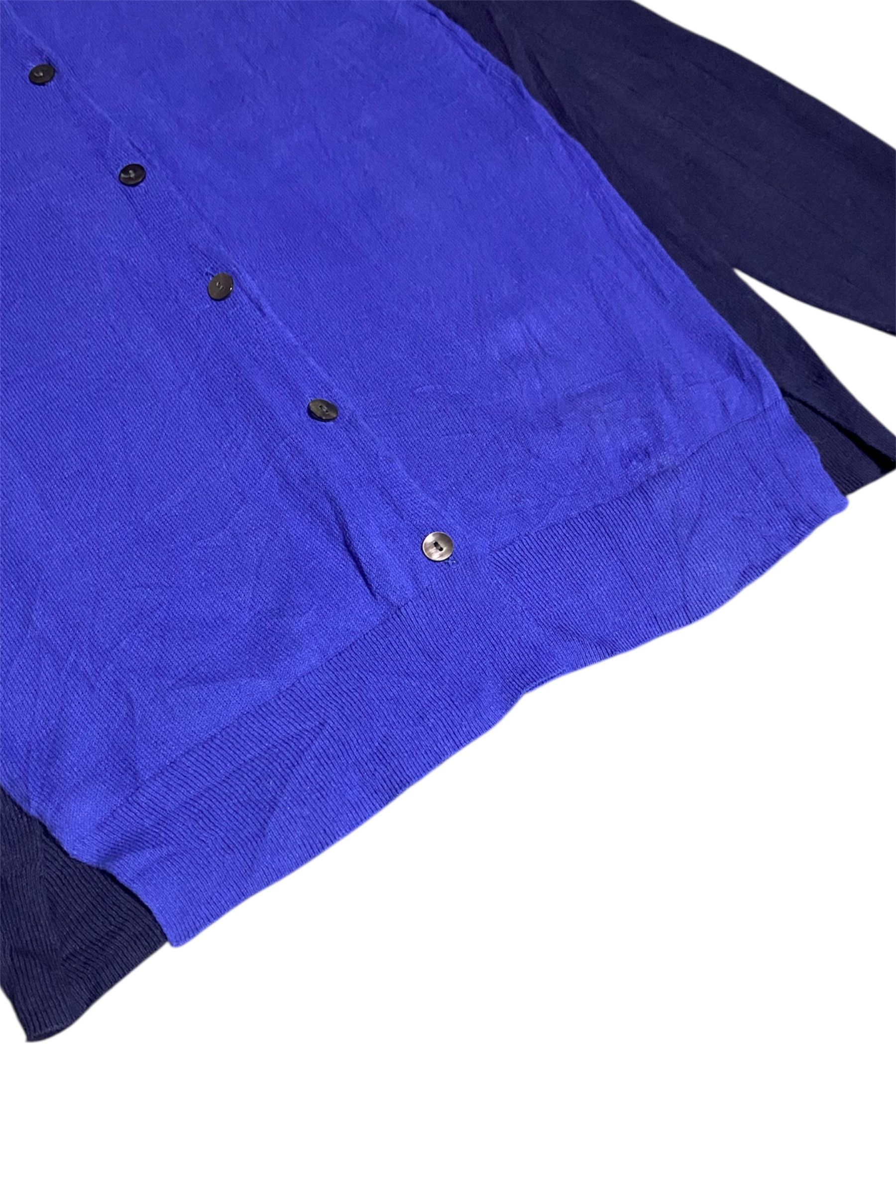 Yohji Yamamoto Yohji Yamamoto Y’s for living Two Tone Button Knit Cardigan Size US S / EU 44-46 / 1 - 3 Thumbnail