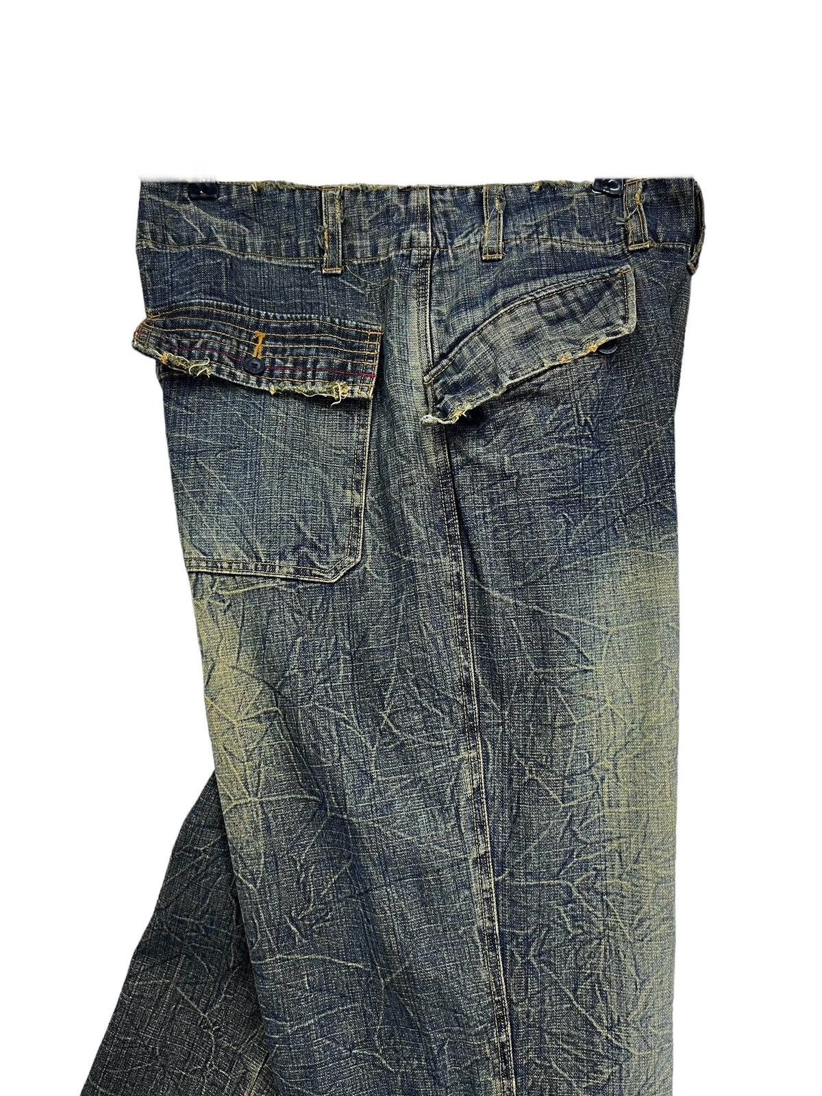 Vintage × Woolrich Woolen Mills FYE🔥Vintage 90’s WOOLRICH Mudmax Claw Mark Baggy Denim Size US 32 / EU 48 - 9 Thumbnail