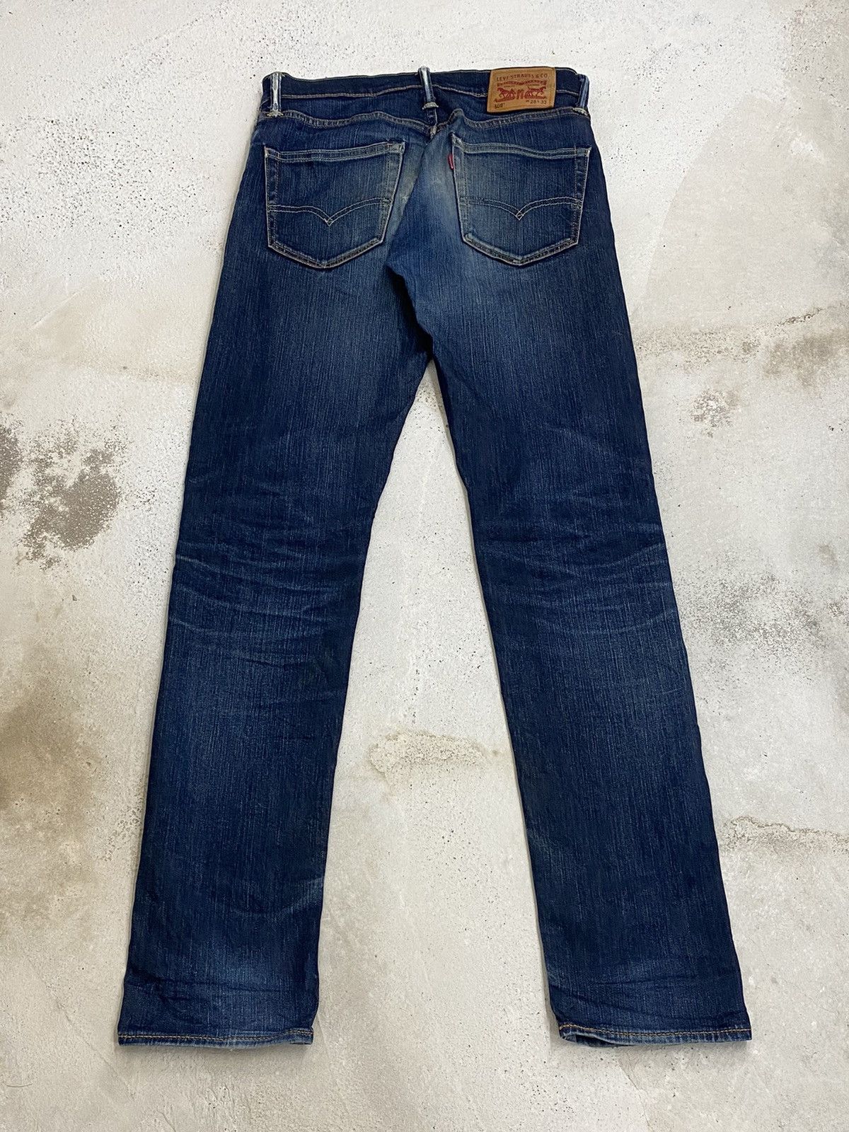 Japanese Brand × Levi's Levis 508 K445 Blue Jean Washed Distress Slim Fit Style Size US 31 - 3 Thumbnail